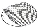 Kettle Kommander 22.5 Inch 304 Stainless Steel 4.5 mm Hinged Grilling/Cooking Replacement Grate - for use in 22" Weber Charcoal Grills - Stronger Design
