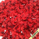 CODE FLORIST 2200 PCS Dark-Red Silk Rose Petals Wedding Flower Decoration