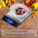 Food Scale Geryon Kitchen Cooking Scale, Multifunction & Electric, Food Weighing Used for Weed, Meat, Coffee, Baking -- Stainless Steel