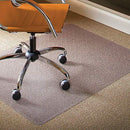 ES Robbins 124381 Chair Mat Extra-High Pile Carpet, 46"x60", Beveled Edge