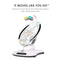 4moms mamaRoo 4 Baby Swing | Bluetooth Baby Rocker with 5 Unique Motions | Soft, Plush Fabric | Multi Plush