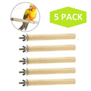 MwaBaiTx Natural Parrot Perch Set, Bird Chewing Toys Bird Perch Bird Stand Bird Cage Accessories