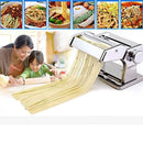 Pasta Maker Machine,Hand Crank Noodle Maker Stainless Steel Noodles Cutter with Clamp for Spaghetti Lasagna Tagliatelle by Sailnovo