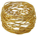 Godinger Gold Round Mesh Napkin Rings - Set of 12