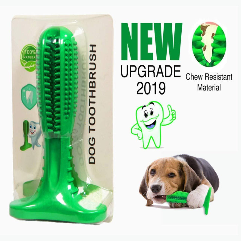 NidaNunu Dog Toothbrush Stick-Dog Tooth Brushing Stick for Dogs Oral Care Dental Care Natural Rubber Non-toxic Dog Pet Chew Toys