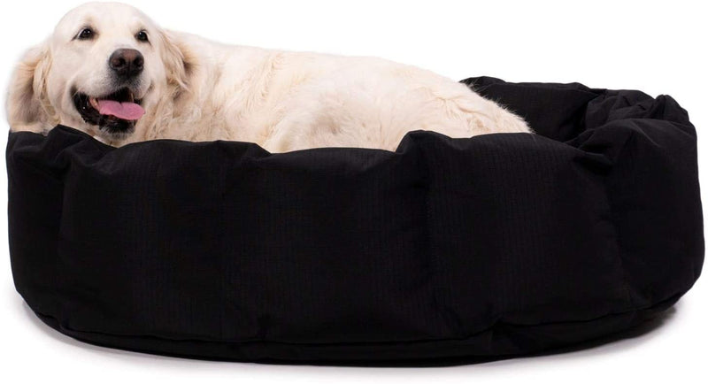 Nest 9 Round Dog Bed Deep Den, Bagel, Donut, and Deep Dish Style for Cuddler, Machine Washable