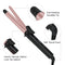 Benbilry Curling Iron 1.1 Inch Curling Wand with Ceramic Coating Barrel, Anti-Scald Insulated Wand Tip, 285°F to 430°F for All Hair Types, Include Heat Resistant Glove