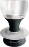 Andre Lorent Epicureanist Trilux Wine Aerator, Clear/Black, 8-Oz.