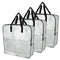 IKEA DIMPA 3 pcs Extra Large Storage Bag, Clear Heavy Duty Bags, Moth Moisture Protection Storage Bags