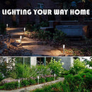 Pathway Lights Solar Lights Outdoor Pathday Solar Powered Garden Lights Stainless Steel Waterproof Bright White Landscape Light for Path/Lawn/Patio/Yard/Walkway/Driveway Outdoors Led Lights (12 PACK)