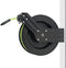 Flexzilla Open Face Retractable Air Hose Reel, 3/8 in. x 50 ft., Heavy Duty, Lightweight, Hybrid, ZillaGreen - L8611FZ