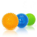 EETOYS Durable Dog Chew Spike Ball, 3Pack Squeaker Spiky Ball Squeaky Dog Toy for Training Play Fetch by EETOYS MARKET LEADER PET LOVER