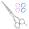 Equinox International Barber & Salon Styling Series - Barber Hair Cutting Scissors/Shears - 6.0" Overall Length - Detachable Finger Rest Stainless Steel