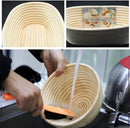 Round Banneton Brotform Bread Dough Proofing Rising Rattan Basket by XUANNIAO