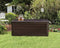 Keter Westwood Plastic Deck Storage Container Box Outdoor Patio Garden Furniture 150 Gal, Brown