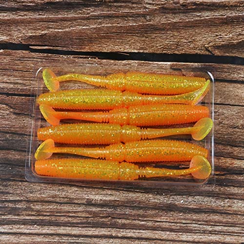 MILTECH  Soft Bait Shad Fishing Lure Paddle Tail Swimbaits Plastic Lures