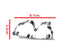 WOTOY 3 Pcs Snoopy Shape Cookie Cutter - Stainless Steel