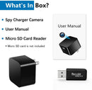 【Upgraded】 Spy Camera Charger Hidden Cameras Nanny Cam USB Wall Adapter HD 1080P Mini Cams Plug for Home Security Motion Detection Up to 128GB Micro SD