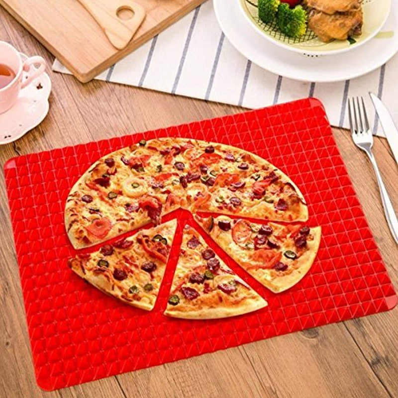 Wolecok Silicone Baking Mat, Cooking Pan Oven Tray Baking Sheet Pastry Cooking Mat BBQ Girll Mat 2 Pack 16" x 11.5"