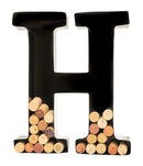 Wine Cork Holder - Metal Monogram Letter (M) by Will's