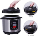 Homeleader 6 Quart 7-in-1 Multi-Use Programmable Pressure Cooker, Pressuer Cooker,Slow Cooker,Rice Cooker, Steamer, Sauté, Soup Maker and Warmer