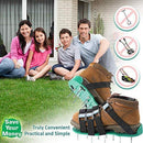 Dripex Lawn Aerator Spike Shoes -with 26 Spikes and 4 Adjustable Straps Heavy Duty Lawn Aerator Sandal Includes Garden Work Gloves for Aerating Your Lawn or Yard