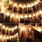 AbeyongD 40 LED Photo Clips String Lights,18ft USB Powered , Fairy String Lights for Hanging Photos Pictures Cards and Memos, Ideal gift for Bedroom Decoration (Warm White)