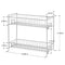 2-Tier Standing Rack EZOWare Kitchen Bathroom Countertop Storage Organizer Shelf Holder Spice Rack