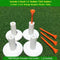 SkyLife Golf Rubber Tee Holder Set for Driving Range Golf Practice Mat (1.5''/2''/2.6''/2.8''/3'')