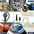 BOSONER Portable Air Compressor Pump, Tire Inflator, 12V DC Portable Air Compressor for Car Tires with LED Light for Car, Auto Shut-Off, Motorcycle, Bicycle, Balls and Other Inflatable Equipment