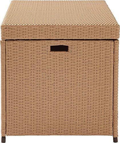 Crosley Furniture Palm Harbor Outdoor Wicker Storage Bin - Grey