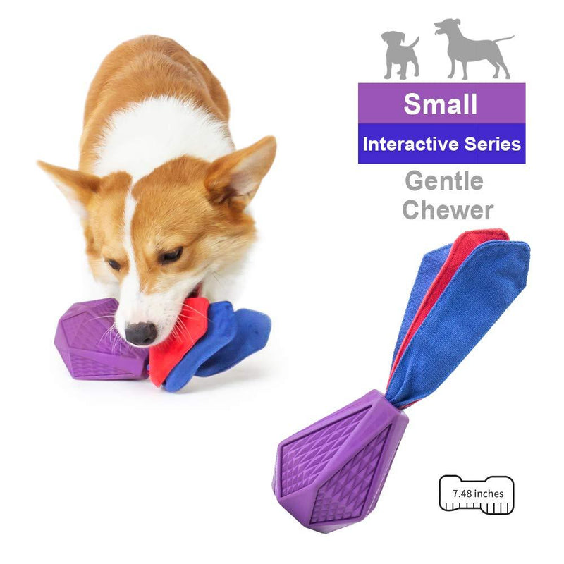 EETOYS Dog Chew Toys for Gentle Chewer Interactive Series (Small, Diamond Shooting Star) by EETOYS MARKET LEADER PET LOVER