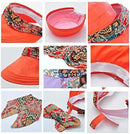 ICOLOR Sun Cap Sun Flap Hats Outdoor 360°Sun UPF 50+ Women Lady Wide Brim Cap Visor Hats UV Protection Summer Sun Hats
