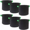 2-Gallon 6-Bag Grow Bag/Aeration Fabric Plant Pots with Green Handles for Potatoes and Plants