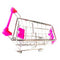 awtang Mini Supermarket Shopping Cart Trolley Bird Parrot Pet Toy Box Funny Toy