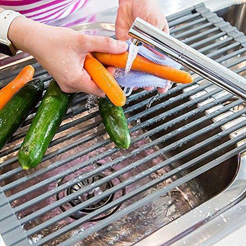 NEX Over the Sink Roll Up Dish Drying Rack