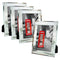 Amazing Roo 5x7 Mirror Picture Frame for Table Top Display 5 x 7 inch Glass Photo Frames, Set of 4