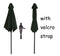 Patio Watcher Outdoor Market Patio Umbrella, 9 Ft Table Umbrella with Push Button Tilt and Crank,Dark Green