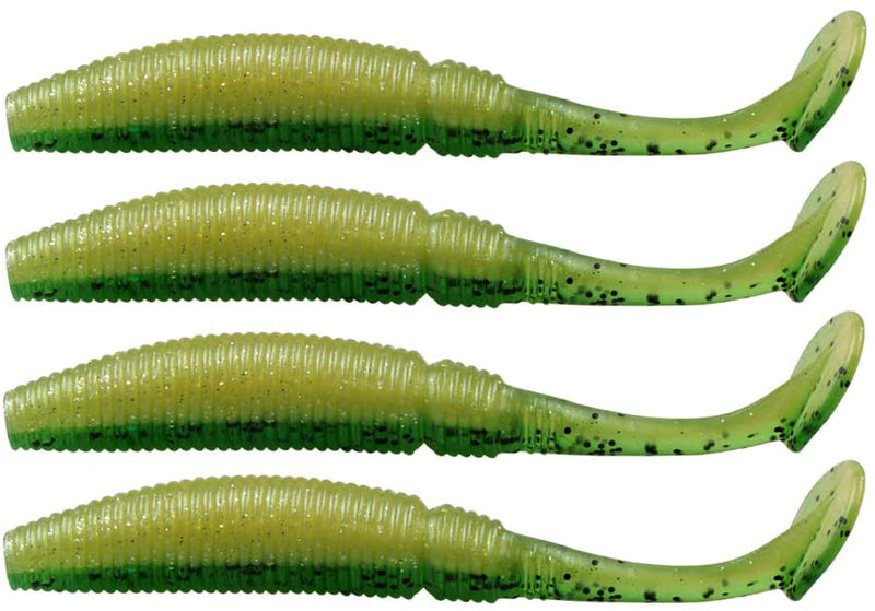 MILTECH  Soft Bait Shad Fishing Lure Paddle Tail Swimbaits Plastic Lures