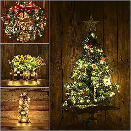 YOUNGFORCE Fairy Lights, Battery Powered String Lights with Remote Control Waterproof Decorative Copper Wire Lights 16.5ft 50LEDs for Bedroom,Patio,Indoor,Party,Garden(Cool White 4 Packs)