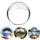 Clear Crystal Ball - 3.15 inch (80mm) Art Decor Crystal Prop Sphere for Photography/Wedding/Home/Decoration -K9 Crystal Suncatchers Ball with Velvet Storage Bags and Gift Box