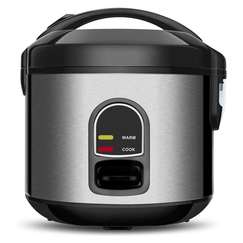 Small Electric Rice Cooker Food Steamer 5 Cup Mini Rice Maker with One Touch Control and Automatic Keep Warm Function, Perfect for Grains and Oatmeal