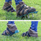 Lawn Aerator Spike Shoes - For Effectively Aerating Lawn Soil – Comes with 3 Adjustable Straps with Metallic Buckles – Universal Size that Fits all - For a Greener and Healthier Yard (Metal Buckle)
