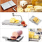 Bekith Cheese Slicer Stainless Steel Wire Cutter With Serving Board - Cheese Cutter for Hard and Semi Hard Cheese Butter