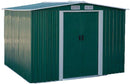 Outdoor Storage Shed 8 x 8 FT Steel Backyard Garden Shed for Patio Furniture,Lawn Mower,Bike (8'8')