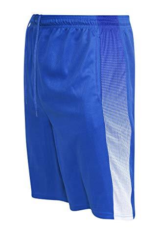 Real Essentials Men's Active Athletic Performance Shorts with Pockets - 5 Pack