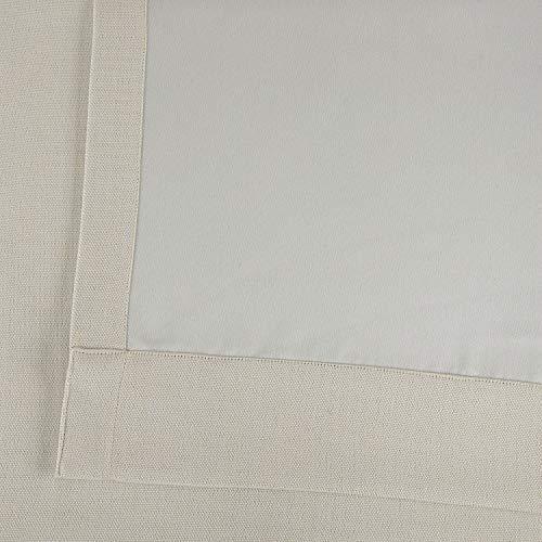 HPD Half Price Drapes BOCH-LN1857-84-DW Faux Linen Extra Wide Blackout Room Darkening Curtain, 100 X 84, Oatmeal