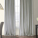 Half Price Drapes VPCH-VET1211-84 Signature Doublewide Blackout Velvet Curtain, Amber Gold, 100 X 84