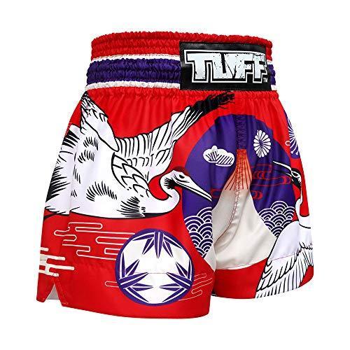 Tuff Boxing Sport Muay Thai Shorts Trunks Kick Martial Aart Training Gym Clothing