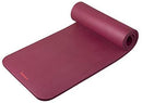 Retrospec Solana Yoga Mat 1" w/ Nylon Strap for Men & Women - Non Slip Exercise Mat for Yoga, Pilates, Stretching, Floor & Fitness Workouts